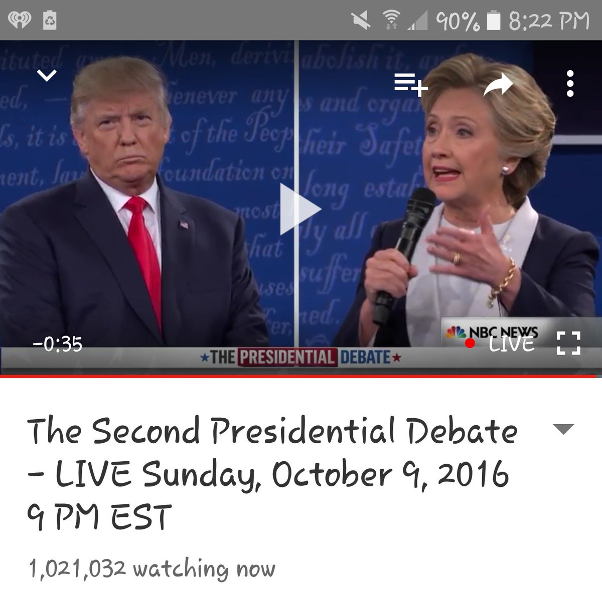 Kathryn02256476's tweet photo. Watching the #PresidentialDebate #octoberdebate #trumpnation #hilarycheats https://t.co/G8wwN0vJbz