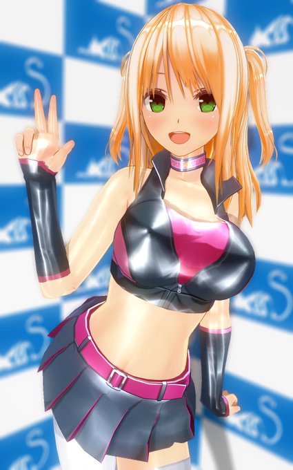 レースクイーンセットかわいい!

#CM3D2 #カスタムメイド3D2 