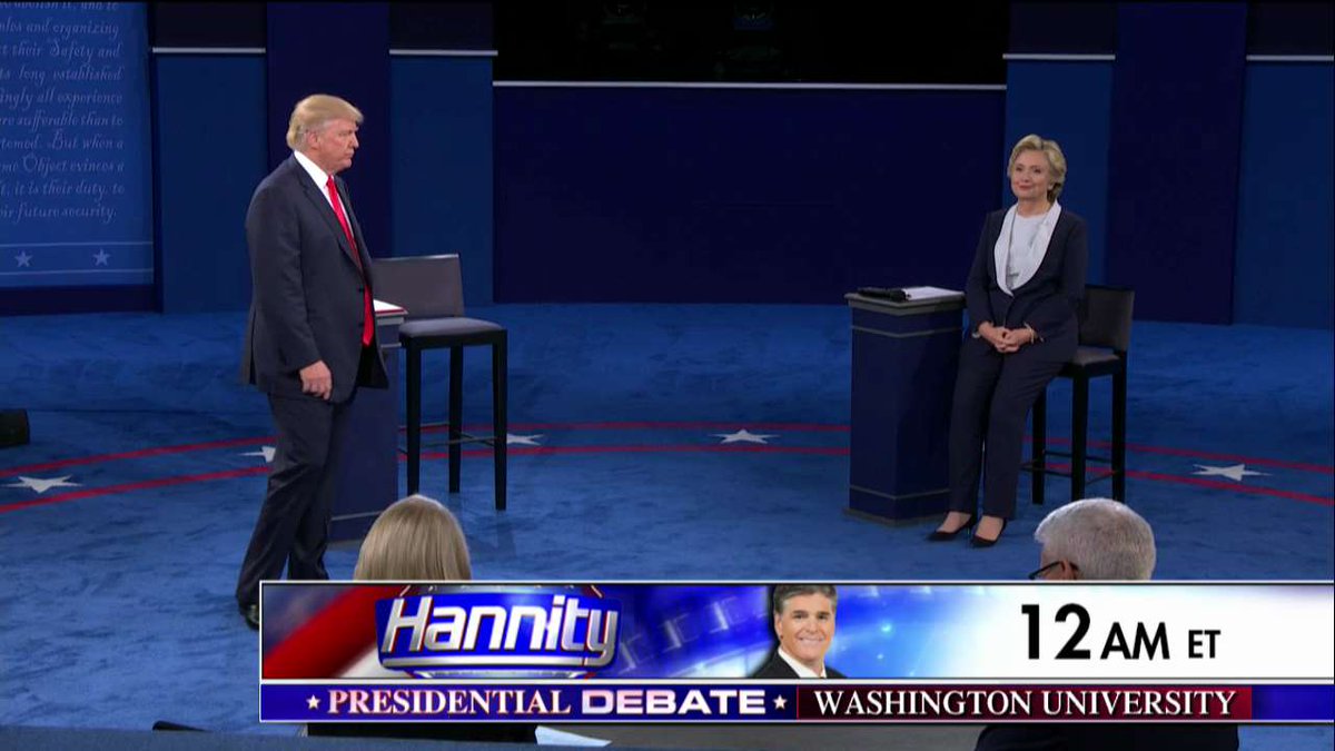 FoxNews's tweet photo. .@realDonaldTrump: "She has been a disaster as a senator. A disaster." #Debate #FoxNews2016 https://t.co/dEBi5MAoAZ