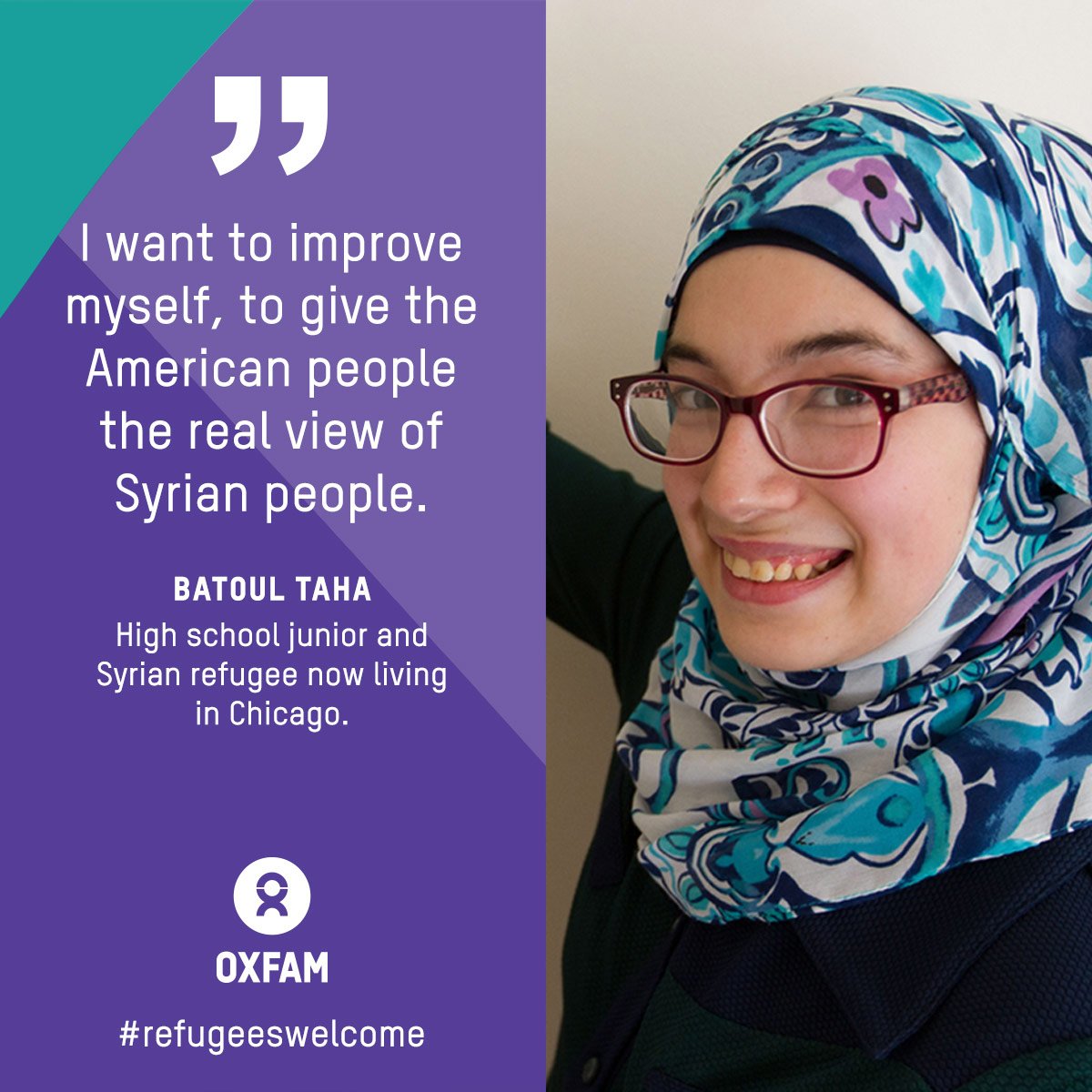 OxfamAmerica's tweet photo. RT to help us share the stories of real-life #SyrianRefugees who just want to work hard and rebuild their lives #RefugeesWelcome #debate https://t.co/hMz9NqieBw