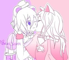 Funtimefredfred's tweet image. "f-foxy?"