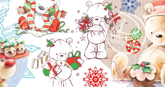 DoodlePress1's tweet photo. Starting development work in the #studio for #Christmas next year :) ...#illustration #cute #nevertooearly https://t.co/rhCdT4CGU8