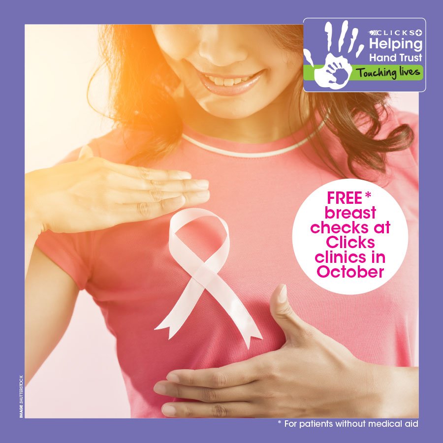 FREE breast exams every afternoon in Oct for patients without medical aid. Book today >> bit.ly/2e899pW #BreastCancerAwarenessMonth