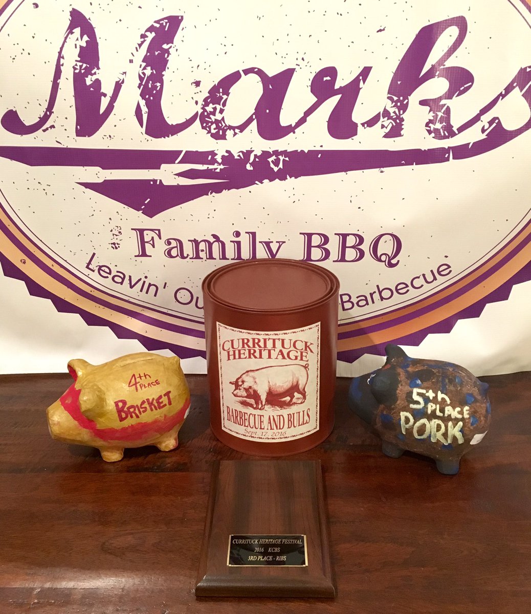MarksFamilyBBQ's tweet photo. Great weekend at the Heritage Festival #BBQ &amp; Bulls Edition.Finished 14th in Chicken,3rd in Ribs,5th in Pork,4th in Brisket,&amp; 6th Overall. https://t.co/YPsz1yTmfQ