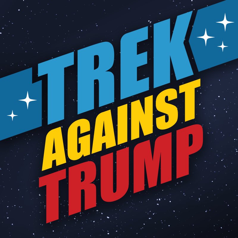 TrekNotTrump's tweet photo. What did you think of the debate? @ShimermanArmin @KitSwink @RobertPicardo @reneauberjonois @carrieffisher @akaWorf @HamillHimself @wilw https://t.co/hvrdaXrLHq