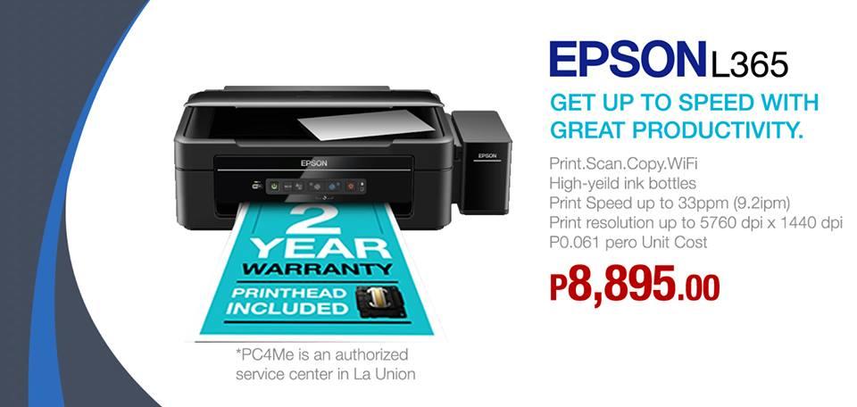 printer epson l365 wifi