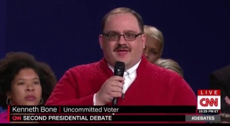 SISTASinZION's tweet photo. #KenBone or #PaulBart undercover? Paul Bart Political Cop, coming to a theatre near you! #debate https://t.co/dTnpPlhBMH