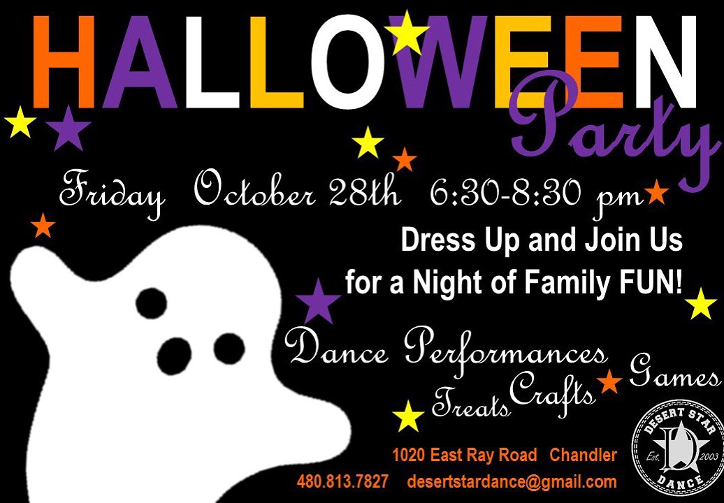 Desertstardance's tweet photo. #Halloween #chandlerazevents #funthingsforkids Friday Oct. 28 @Desertstardance https://t.co/IzRQEZXtFT
