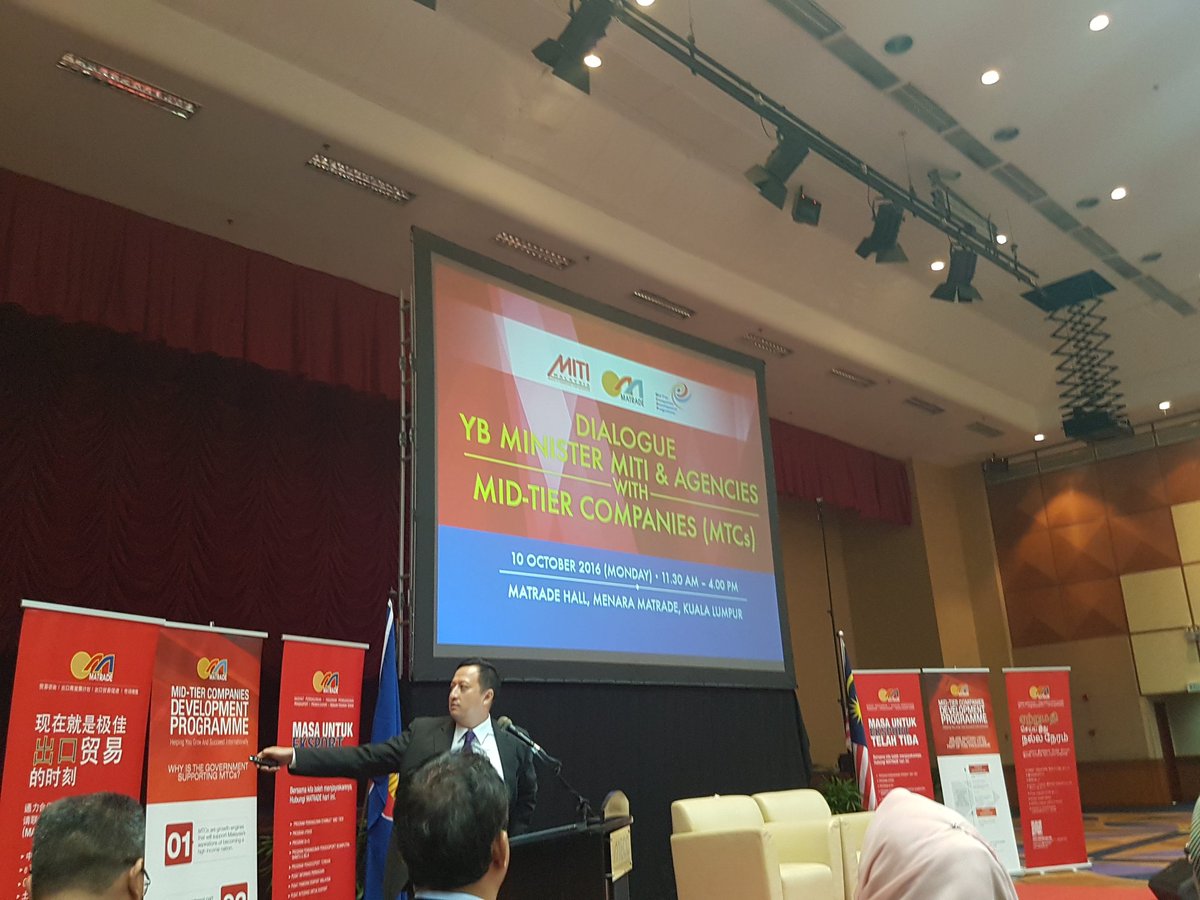 matrade's tweet image. MATRADE organised an engagement session with participants of #MidTierCompaniesDevelopmentProgramme today #MTCDP @MITIMalaysia