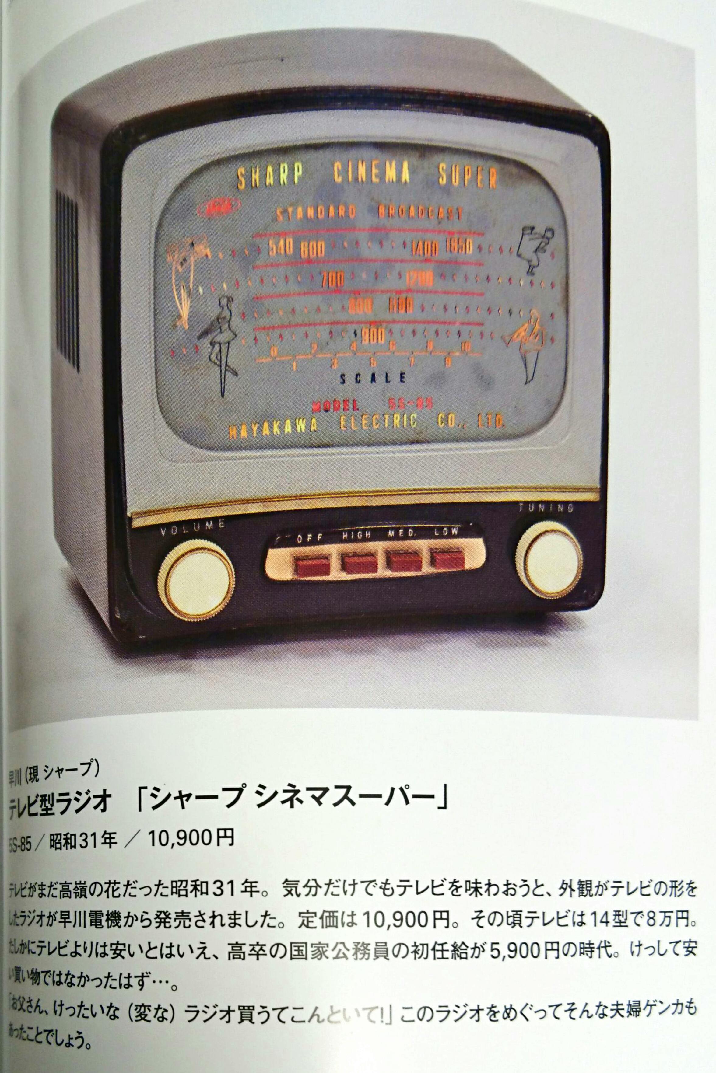 早川電気(シャープ)製 アンティークマイクロテレビ 試作品かな？？？ 早川電気(シャープ)製 アンティークマイクロテレビ 試作品かな？？？