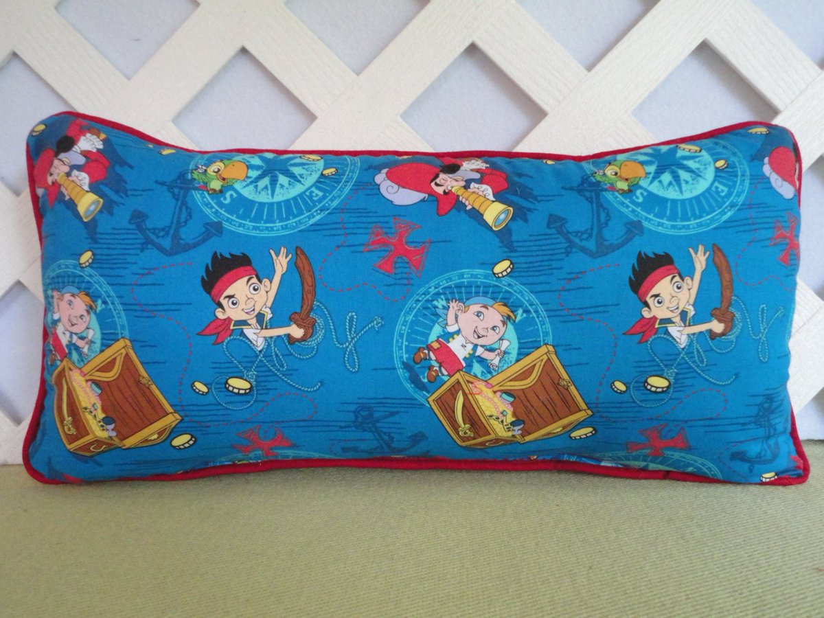 JRsPillows's tweet photo. Jake &amp; the Neverland Pirates Pillow Blue and Red / Childs Pillow / … https://t.co/Ya2TMzmjFa #pottiteam #GiftUnder15 https://t.co/1gfnJWIpLM