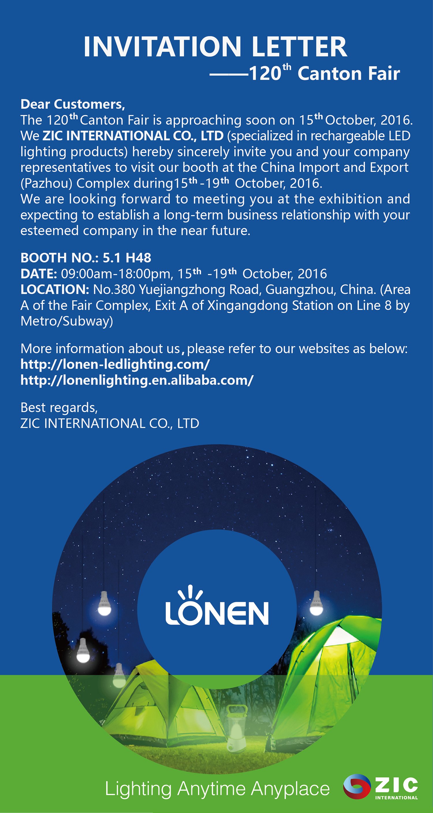 Lonen 2024 rechargeable light