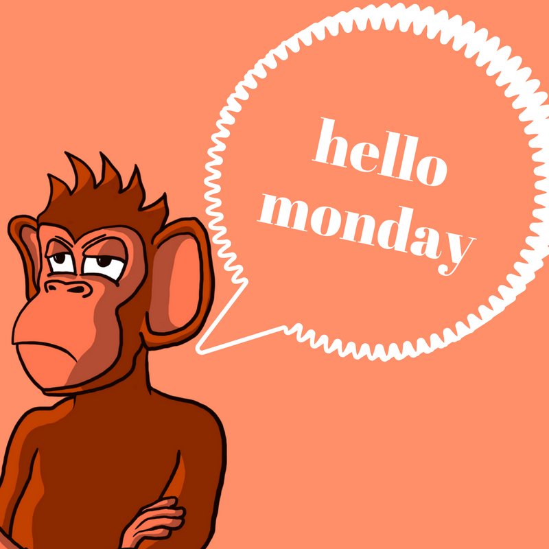 Good Morning Monkey Gif