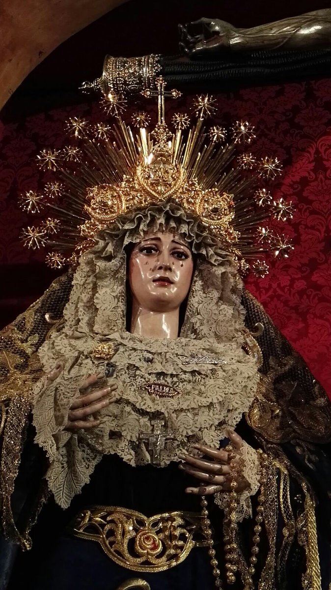 Así se encuentran Nuestros Titulares <a href="/HdadBuenFin/">Hdad. Sacramental del Buen Fin</a> durante esta semana para los cultos de la Divina Pastora de San Antonio. #TDSCofrade