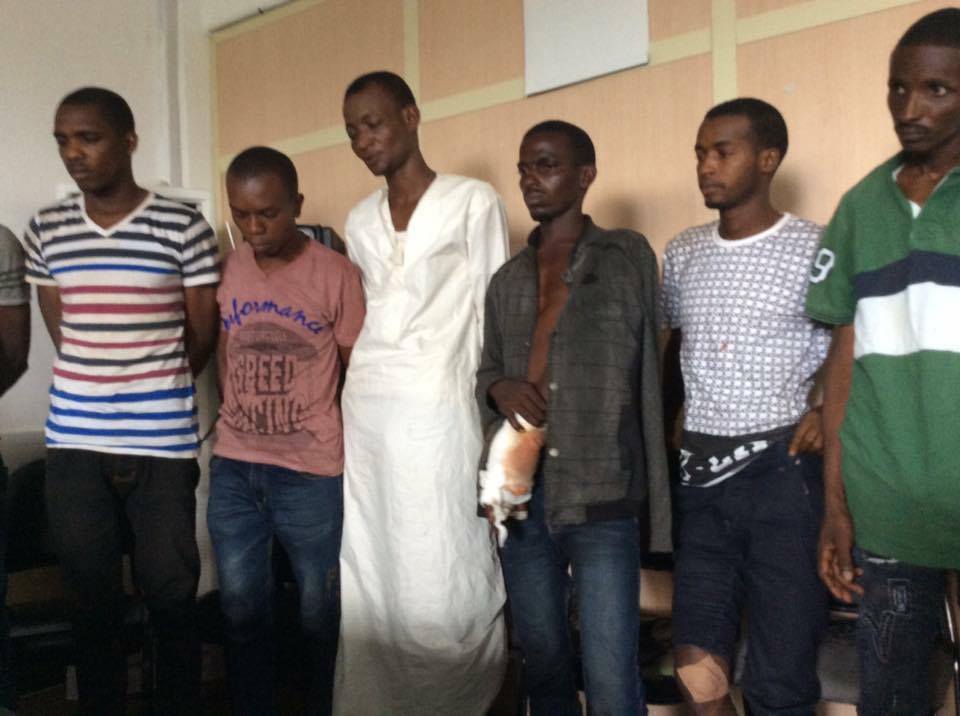 Nigeria Police displayed the N15 million recovered from kidnappers of the wife of Central Bank governor Margaret Emefiele after their arrrest