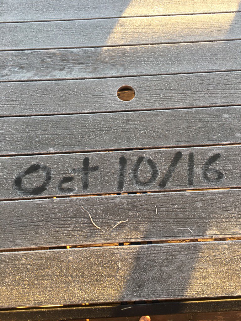 Well, that's it for #grow2016. Hard frost this morning in Wingham, Ont. #ontag