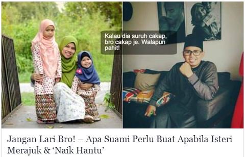 TwtKuale's tweet photo. "Perkara yang suami perlu buat bila isteri merajuk &amp; 'naik hantu'."

Tak hilang ego di dunia kalau pujuk isteri wahai lelaki sekalian alam. https://t.co/ODppaxojtK