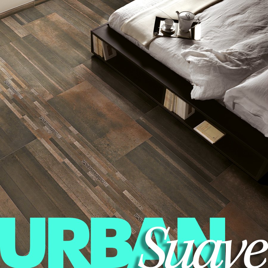 Create the impact of a sophisticated #metropolitan #loft with our cement-effect #porcelain #stoneware.
#Architecture #Bedroom #DIY #Tiles