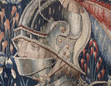 NTrust_Art_Coll's tweet photo. Magnificent tapestry with millefleurs: Knight with the Arms of Jean de Daillon 
https://t.co/hk9XX0MBcJ 
Day 61 #Europe and us in #99objects https://t.co/gv19Ijzblc