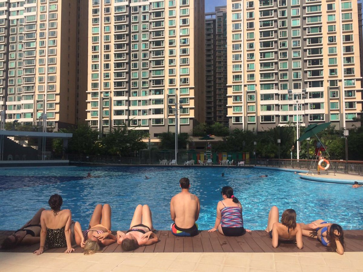 TIS_PD's tweet photo. Feeling refreshed after a relaxing swim at the pool! #tismacao #tispd https://t.co/hIme6Cq1ev