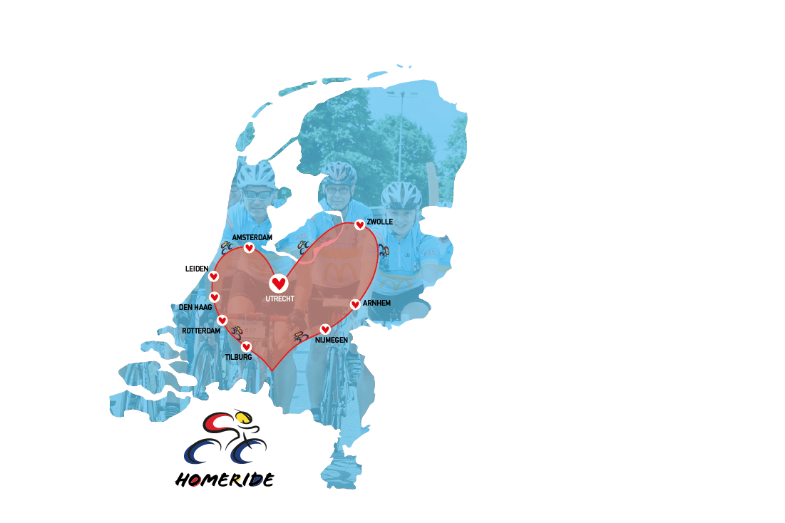 Home is where your heart is... Daarom rijden we met HomeRide 2017 een ❤️ door Nederland langs 10 #RMcDHuizen!