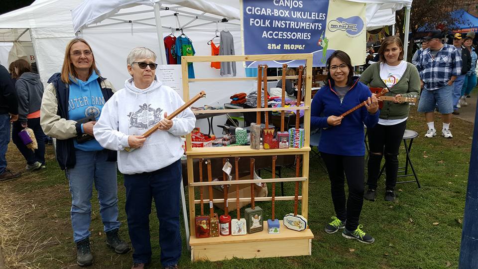 PorchMusicStore's tweet photo. We had a great time selling our canjo's and cigar box ukuleles at #Applefest2016 https://t.co/lLjiTYNXro