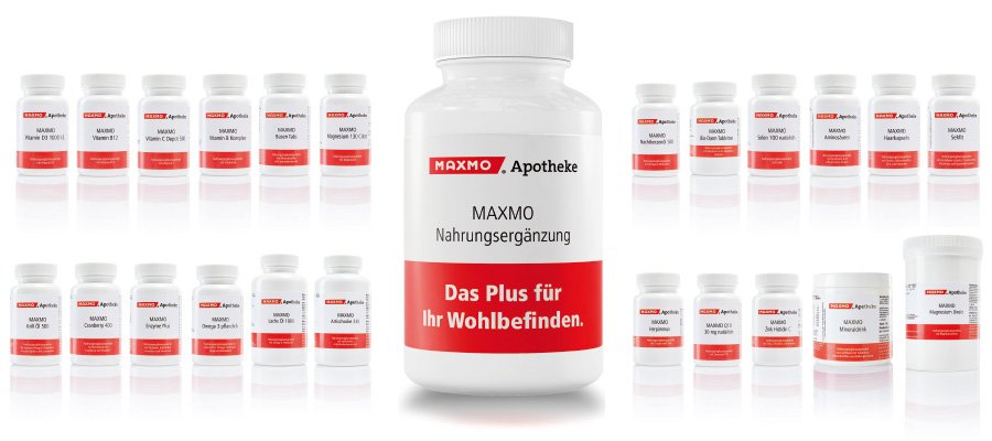 MAXMO Nahrungsergänzung.
Es ist Ihr Körper. Fühlen Sie sich wohl darin. Weitere Informationen finden Sie unter: goo.gl/rF856o