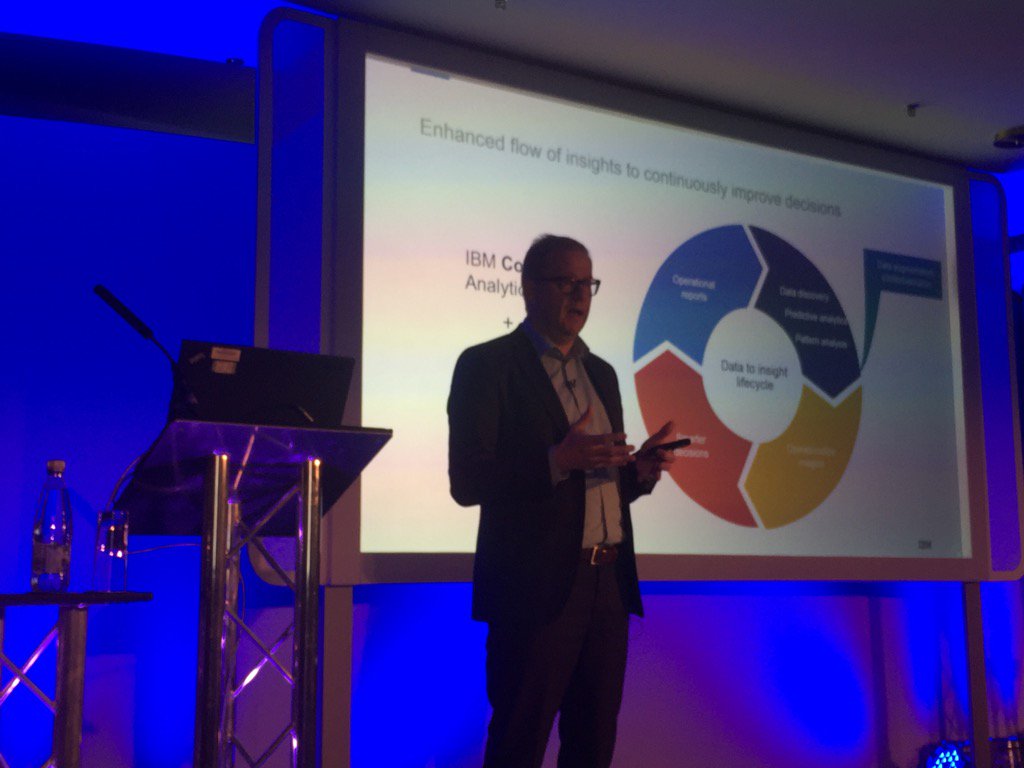 Juha Teljo presenting the future of BI at Gartner BI in Munich! #GartnerBI <a href="/teljoj/">Juha Teljo</a>