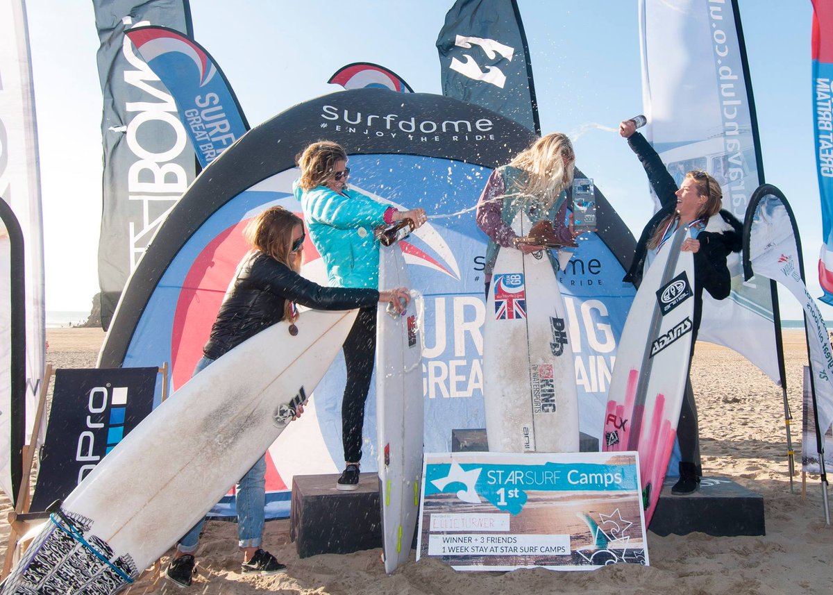starsurfcamps's tweet photo. The Womens open finalists from this weekends @SurfingGB nationals! Epic surfing all round! #britishsurfing #surfinggb #surfing https://t.co/3KsJHF8SL0