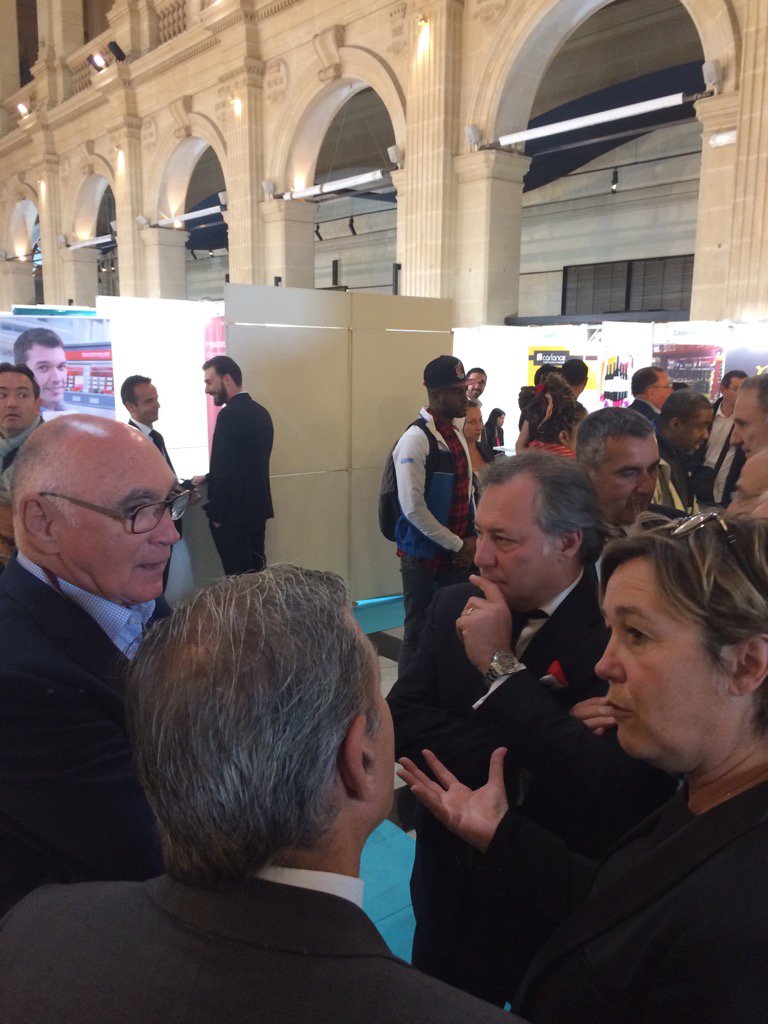 BurnerSam's tweet photo. Inauguration officielle du salon @TopFranchiseMed par @ccimp et @Franchise_FFF . @Laurent_Kruch @FranchiseMngmt https://t.co/XLFjv86l1y