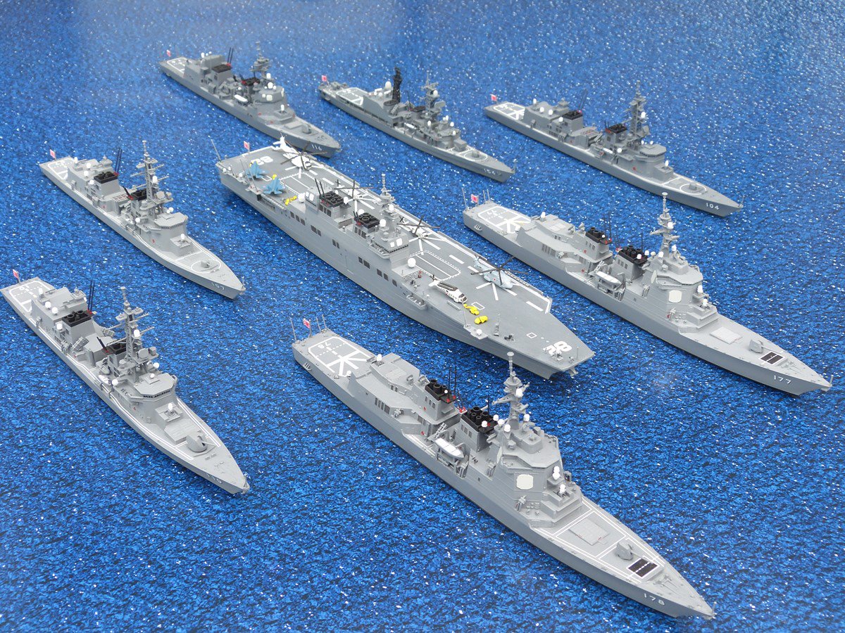 鐵屋三郎on Twitter まきなみ の竣工で第一 第四艦隊が全て８隻化完了 ４個艦隊は統合され 第一艦隊に編成替え 第１ 第４任務部隊に改組 第一艦隊32隻 第七艦隊11隻 潜水艦隊4隻 海軍省直轄6隻となる T Co Zuovrzuuab Twitter