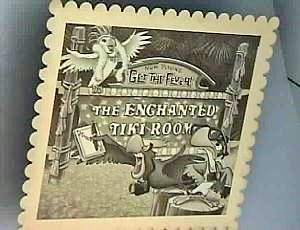 うゆ ボンボヤージュ外の天井に飾られている切手風の飾り チキルームのやつ 構図は同じだけどスティッチ版のリニューアルのときにちゃんとデザインが変わりました 左が旧 右が現在 芸が細かい 笑 Tdr History T Co F8tsxfxngp Twitter