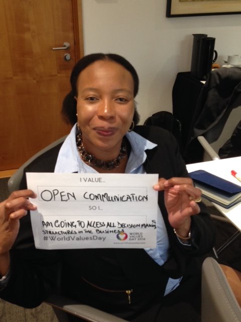 joy_rees's tweet image. #WorldValuesDay What values are important to us, what actions are we taking - Culture Workshop at Old Mutual plc. worldvaluesday.com