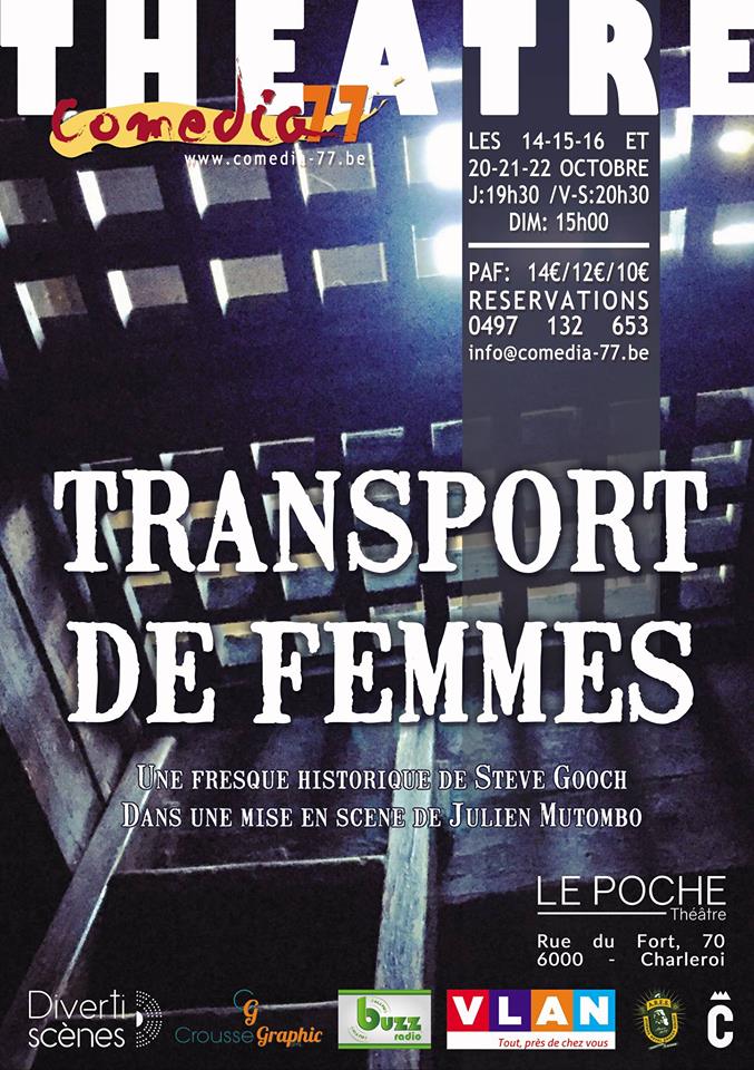 #transportdefemmes au <a href="/LePoche_Theatre/">Le Poche Théâtre</a> du 14 au 22 octobre! #spectacle #theatre #femmes #charleroi