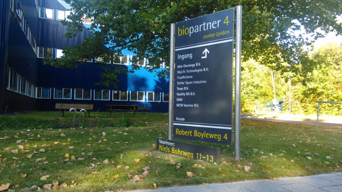 Finally settled in #BioPartner at the #Leidenbsp! An office for now, but expansion to labspace soon!