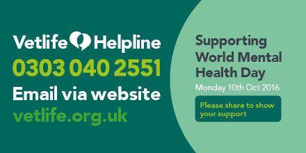 Pl RT if you want everyone in the vetrnry community with a mental health problem to get support and respect. #WorldMentalHealthDay #WMHD16