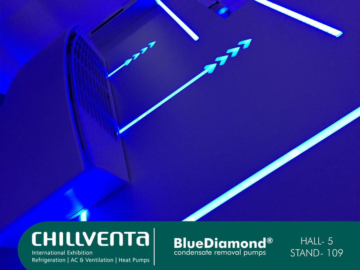BlueDiamondPump's tweet photo. #Chillventa is days away from opening its gates. Come and visit us at Hall 5 | Stand- 109 #MicroBlue #MiniBlue #MaxiBlue #MegaBlue #Wall https://t.co/9dDRvrHmLr