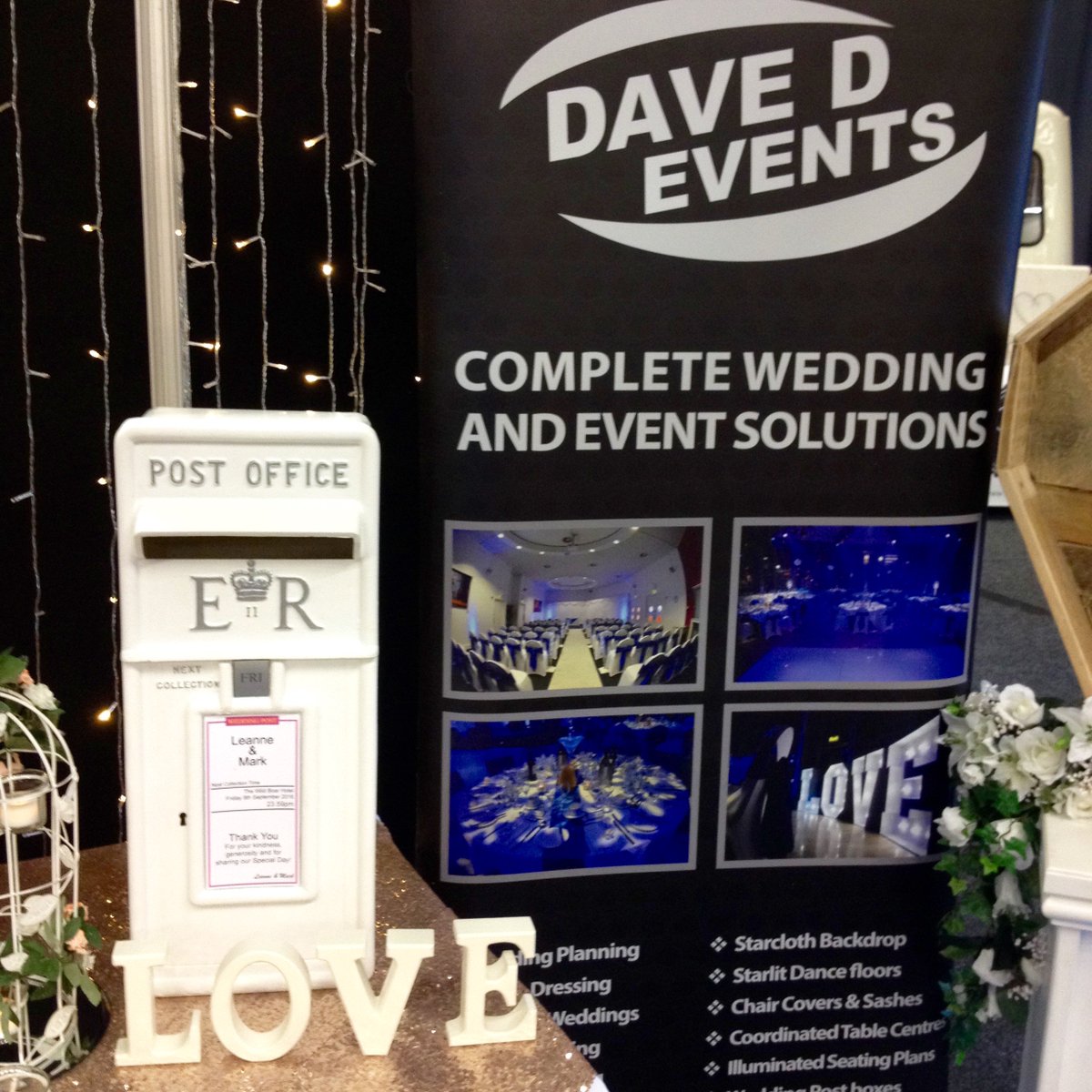 davedevents's tweet photo. Spend £100 with DDE for your wedding and we’ll throw in the hire of our white post box completely free. Keep your cards safe! https://t.co/6iif4PYiCt