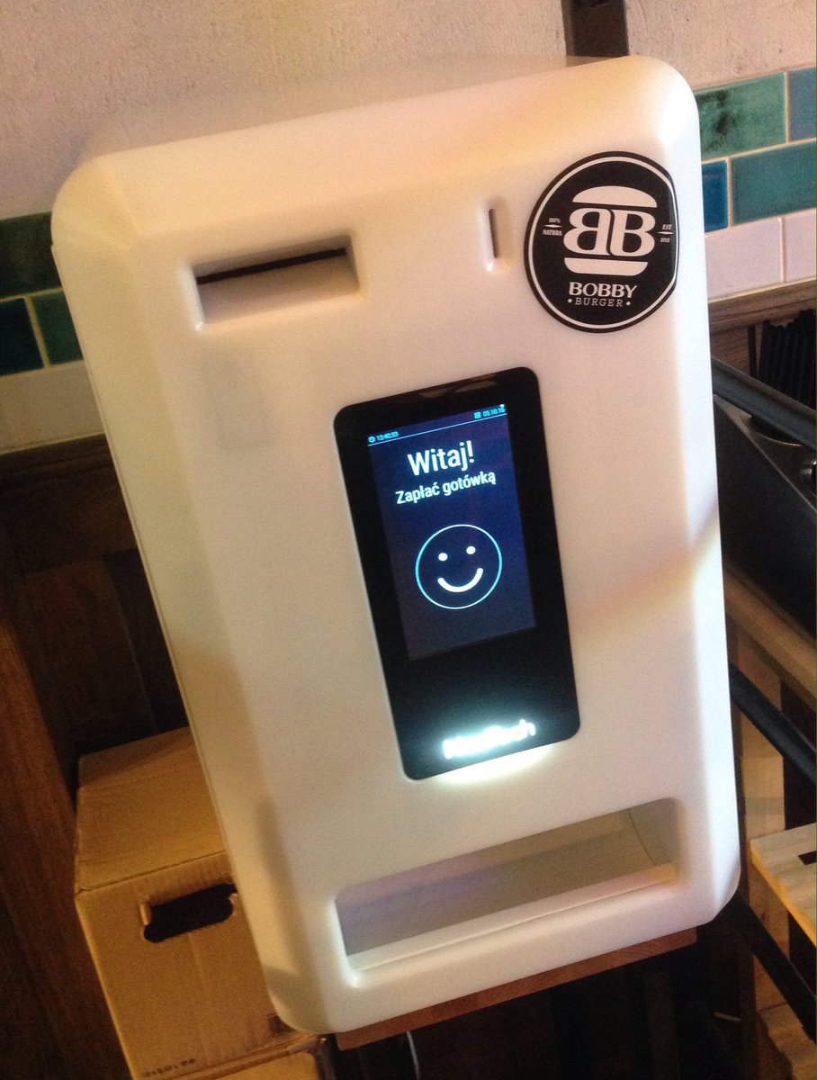 After troublefree week of operation come to@BobbyBurgerPL at Żurawia in Waw to see our RetailBox in full operation❤️#cash#revolution#noatech