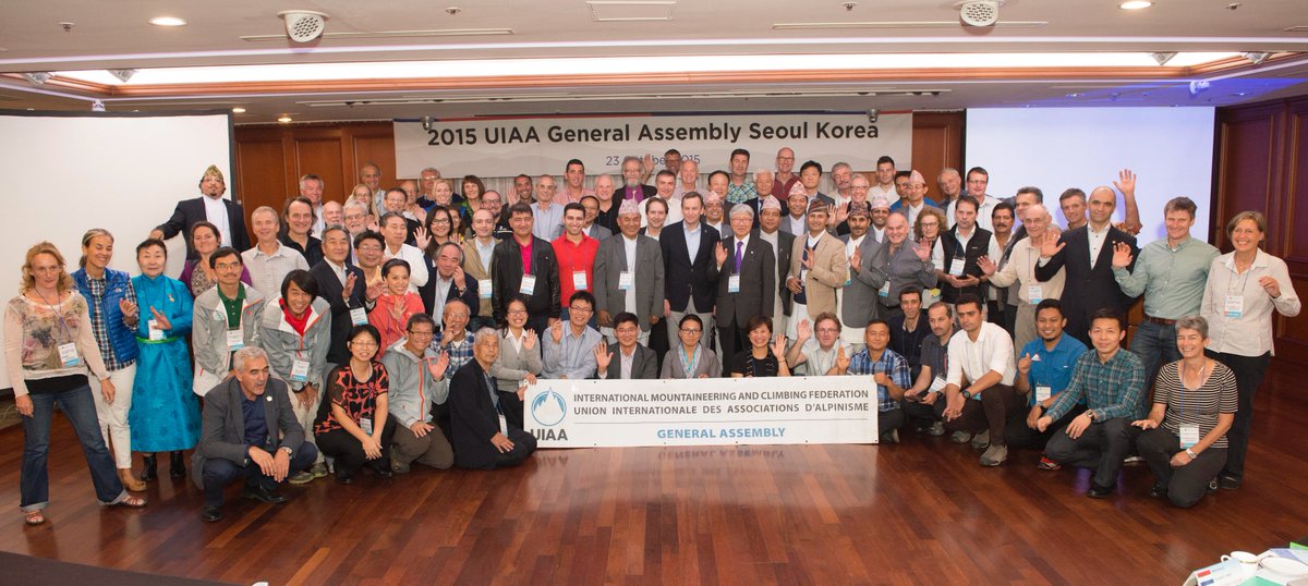 UIAAmountains's tweet photo. The UIAA wishes all attending delegates a safe trip to the 2016 General Assembly. See you in Brixen! https://t.co/GAFJGnVpKJ https://t.co/2hOiKdmW24