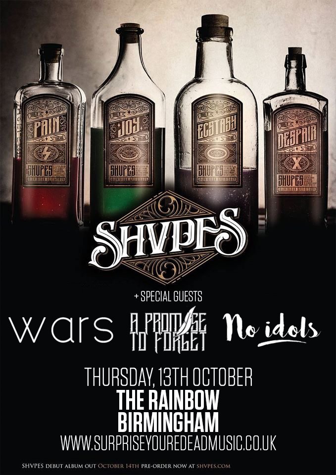 Surprise You're Dead (@syd_music) on Twitter photo This week we have <a href="/SHVPESofficial/">S H V P E S</a> hitting <a href="/therainbowlive/">The Two Wives</a>, Birmingham! Don't miss out, tickets still available! po.st/QuZUbC This week we have <a href="/SHVPESofficial/">S H V P E S</a> hitting <a href="/therainbowlive/">The Two Wives</a>, Birmingham! Don't miss out, tickets still available! po.st/QuZUbC