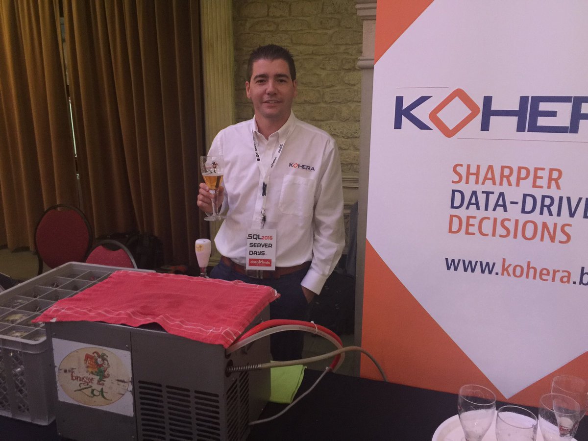 sammydeprez's tweet image. #brugsezot by @Kohera_be at #SQLServerDays