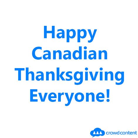 CrowdContent's tweet photo. Happy #thanksgiving everyone! #CMWorld #ContentMarketing from #CrowdContent https://t.co/jTnrPy682D