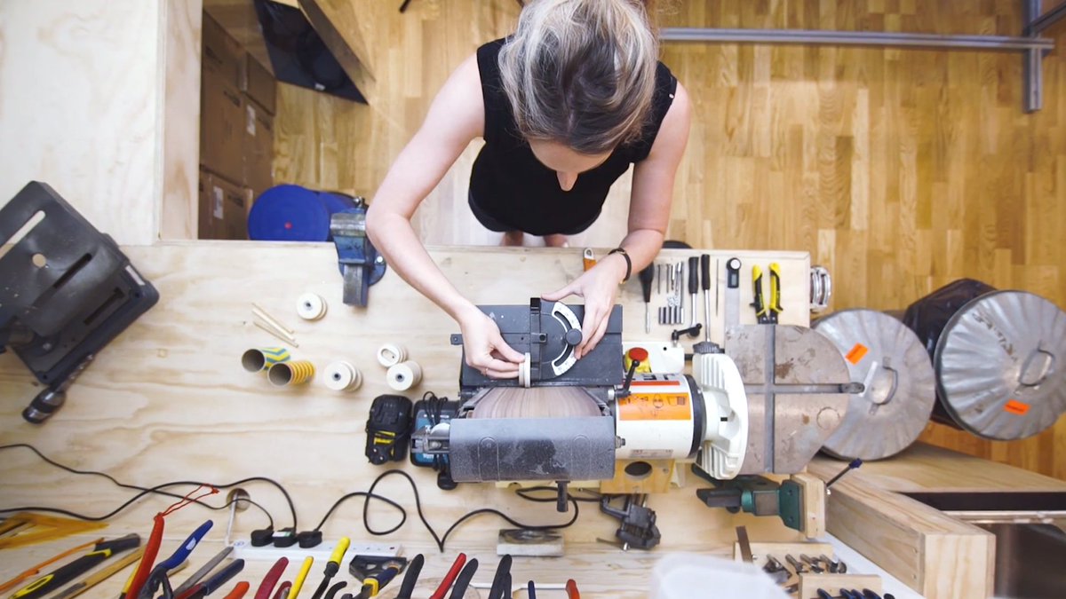 DesignMuseum's tweet photo. .@kindesign are the interactive designers for #DesignerMakerUser at the #newdesignmuseum https://t.co/7UzzrruaZf https://t.co/xK3uAWMvZL