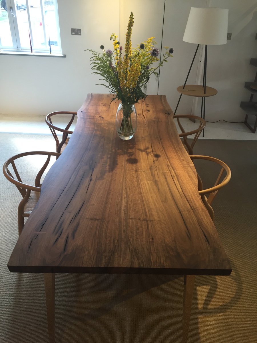 MadebyBenchmark's tweet photo. For #GiBweek2016 our #DarbyTable showcases amazing character of English walnut - also available in oak & elm https://t.co/mb8ovf2Ee3 https://t.co/2nVoPVPDnL