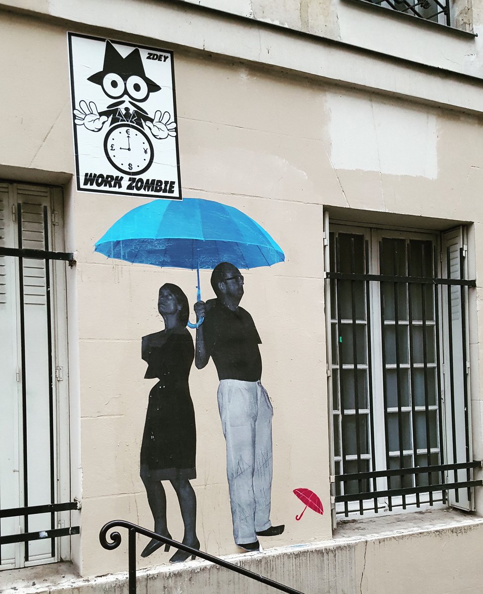 BountyGirlEPL's tweet photo. A great find in #latinquarter #paris #france #graffiti #streetart #artist #workzombie #zdey https://t.co/21pcqCJJIV