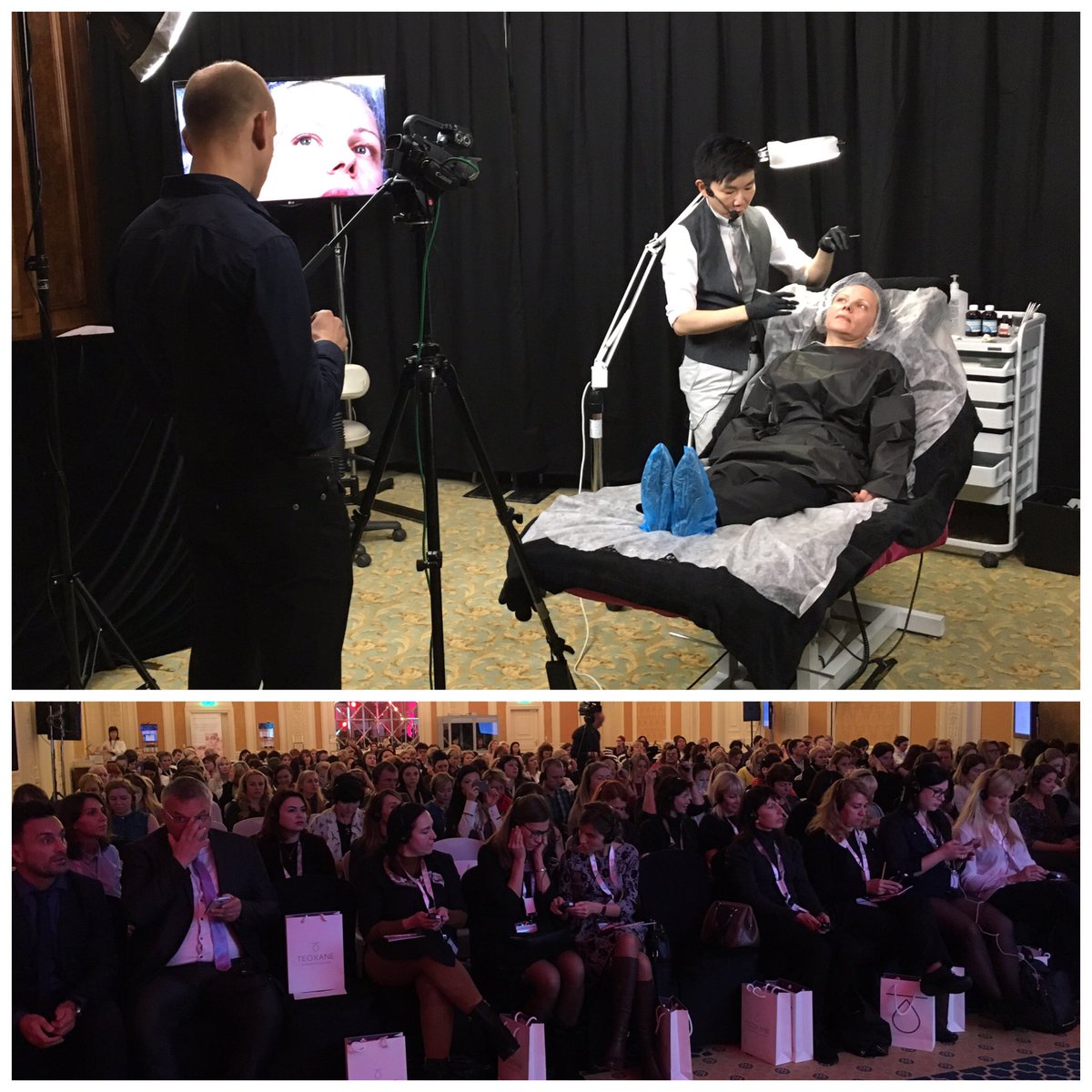 I'm in #Ukraine. 420 doctors &amp; surgeons came to see me today. ThankU Ukraine. OneClinic. OneDoctor. OneExpert. <a href="/Teoxane/">Teoxane Laboratories</a> <a href="/TeoxaneUK/">Teoxane UK</a>