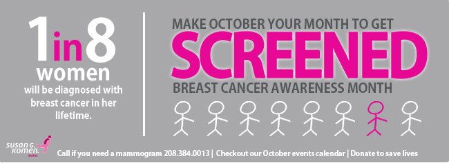 EbyDental's tweet photo. Not only is October Dental Hygiene Month, but it's also Breast Cancer Awareness Month. #breastcancerawareness #getscreened https://t.co/ZJVWMWF3CL
