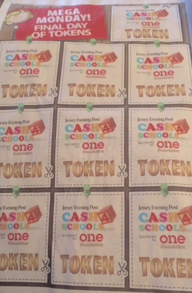 <a href="/MAL_SEN_Jersey/">Mont a l'Abbe School</a> We are collecting Cash for Schools Tokens, 10 in <a href="/JEPnews/">jepnews</a> tonight. Please drop in to school.