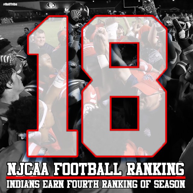 LetsGoICC's tweet photo. #ICCFootball reenters @NJCAA rankings after win over Coahoma https://t.co/FM6LChkGan #RollTribe https://t.co/CjNSGQk4gC